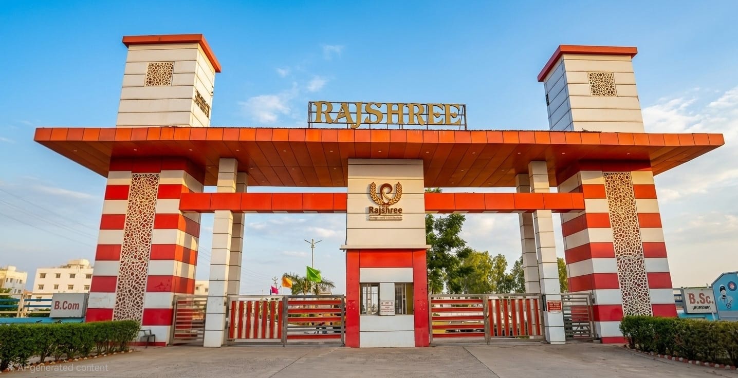 Rajshree Group of Institutions Campus Gate